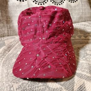 Alabama Girl sequined ball cap